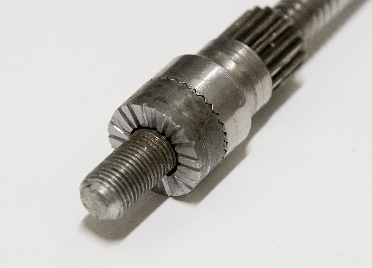 Torpedo_Duomatic model R2110 axle spacer on axle