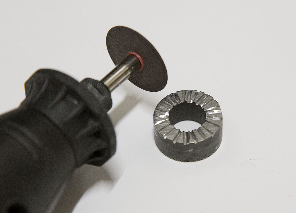 Torpedo Duomatic model R2110 axle spacer surface cut