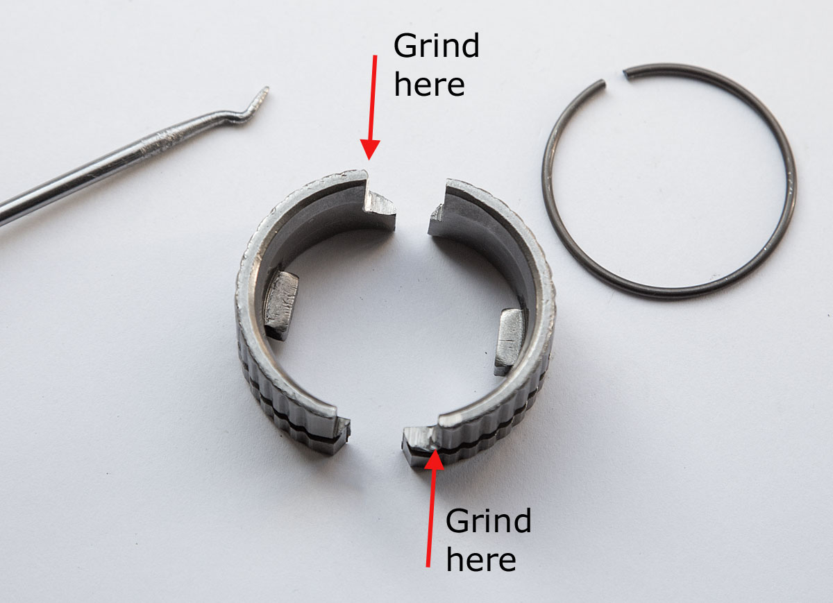 Modified T3 brake cylinder where to grind