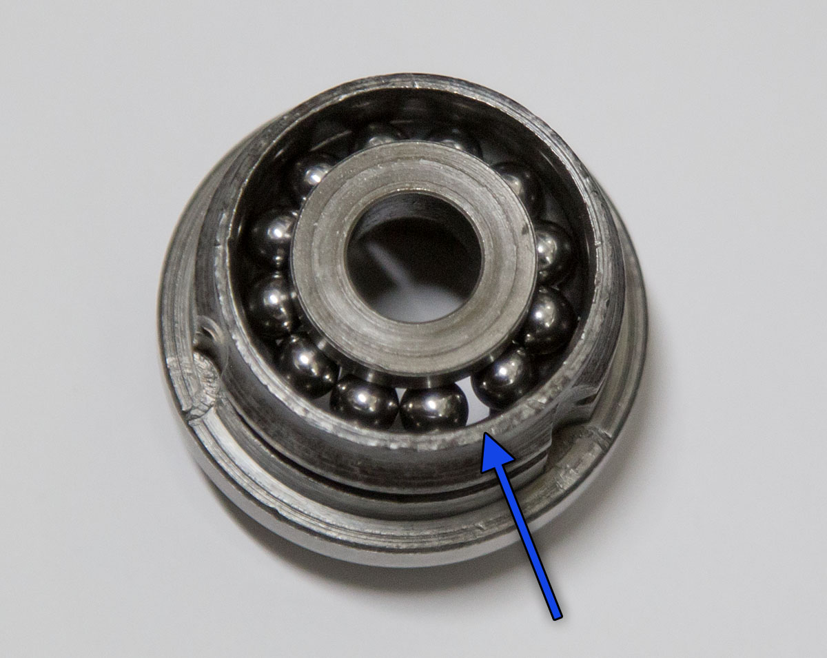 Dreigang model H3111 driver with loose balls showing gap