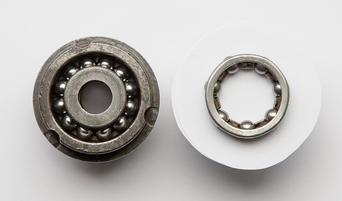 Duomatic model 102 loose balls and ball retainer
