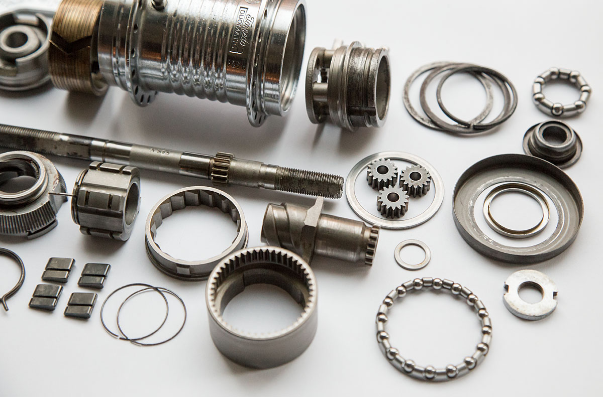 Duomatic model 102 disassembled 2