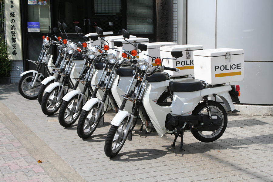 Police scooters